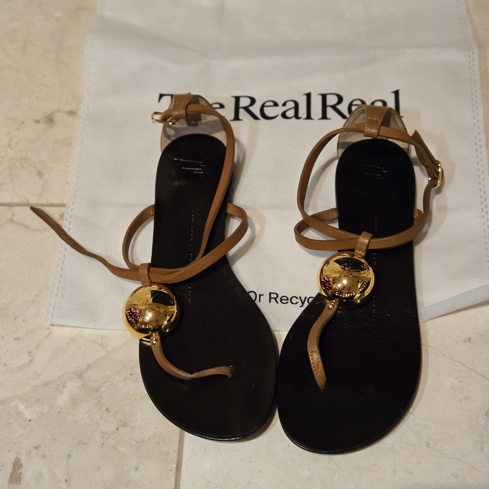 Giuseppe Zanotti Brown Sandals